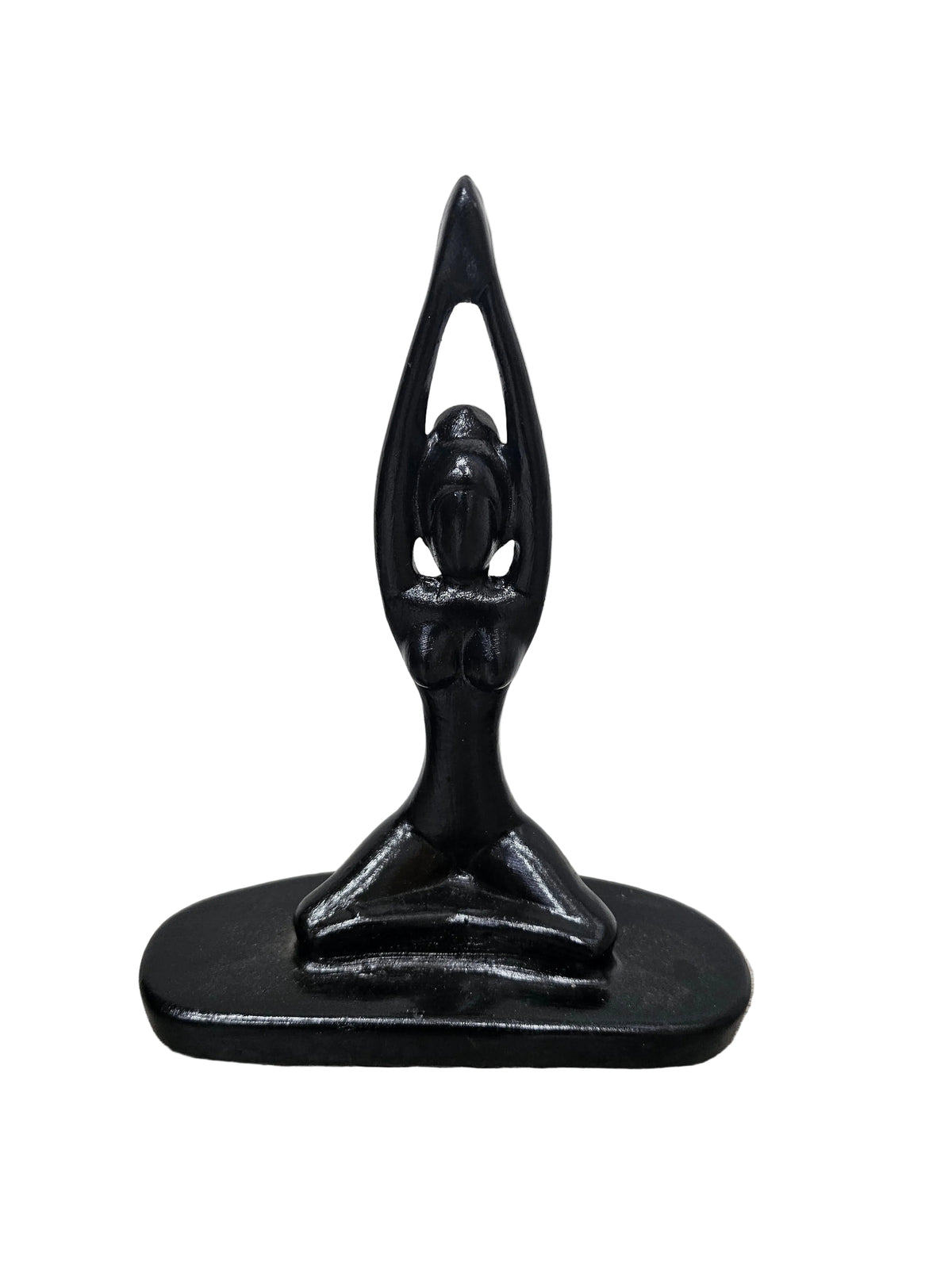 YOGA MEDITATION LADY - BLACK
