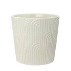 WHITE ROME CERAMIC VASE