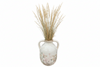PINK FLORAL WITH HANDLES LRG